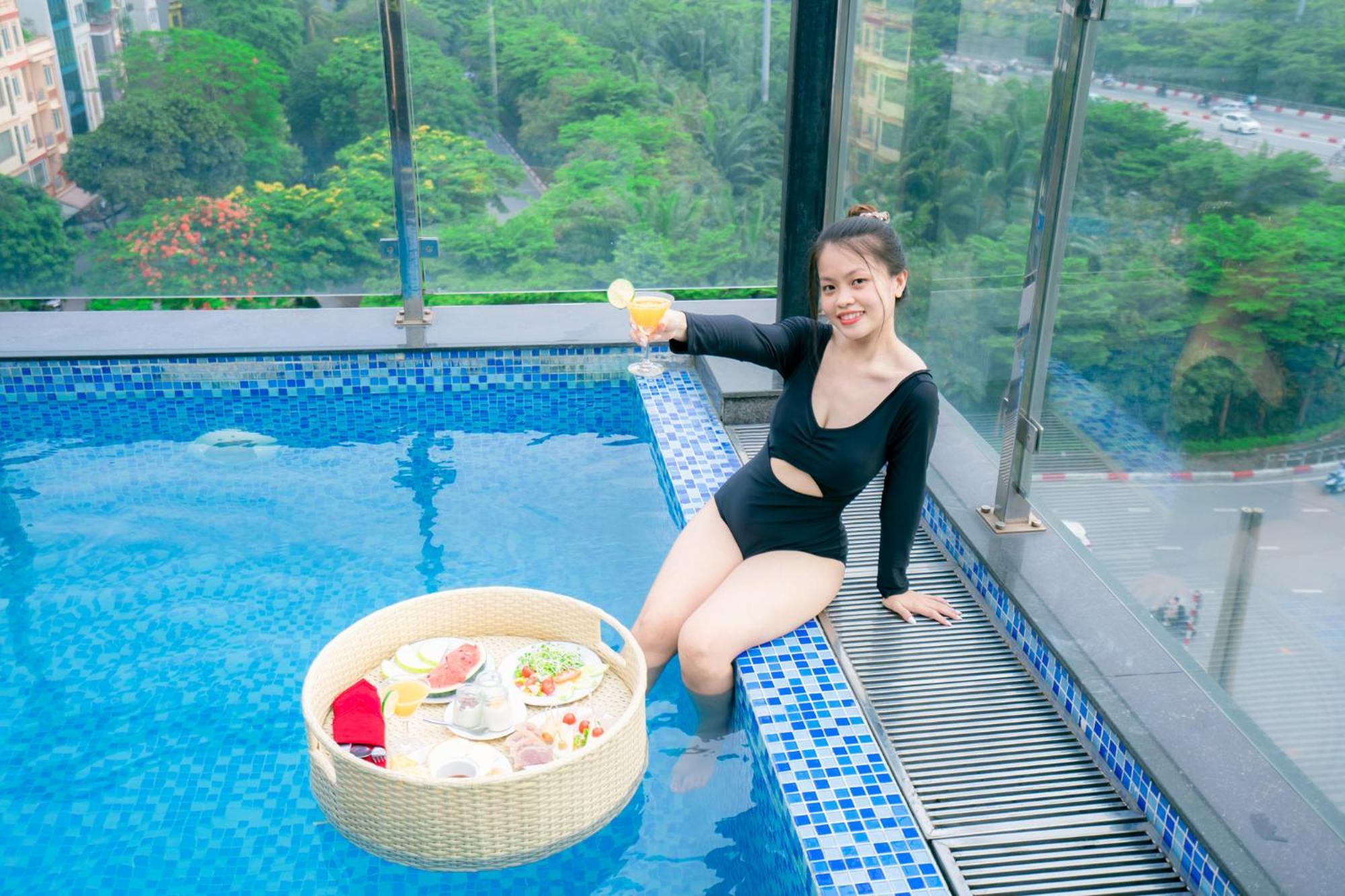 22Land Residence Hotel & Spa Hanoi Buitenkant foto
